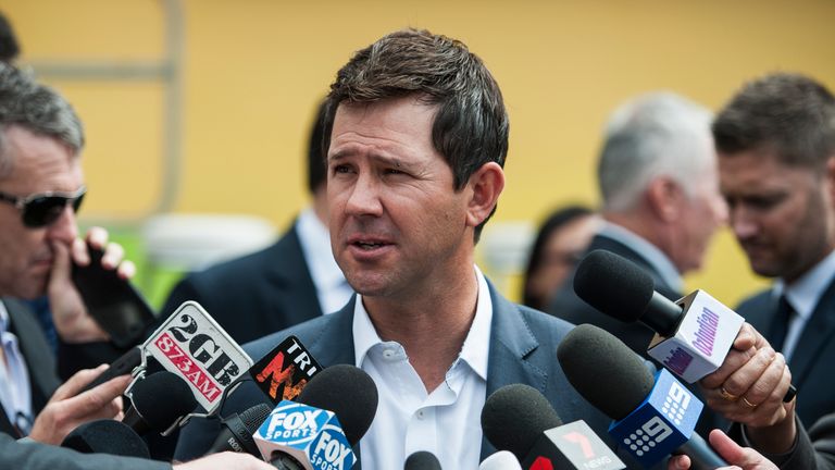 SYDNEY, AUSTRALIA - NOVEMBER 06:  Ricky Ponting speaks to the media during the ICC 2015 Cricket World Cup 100 days to go announcement on November 6, 2014 i