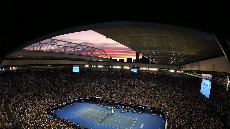 View of Rod Laver Arena, Melbourne Park, 2016