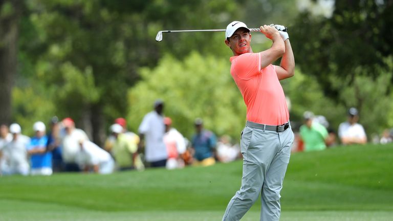 McIlroy managed the injury with strapping and painkillers