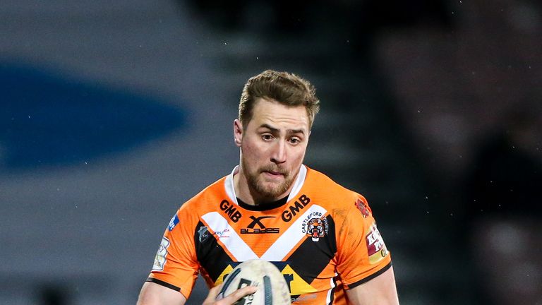 Leigh's James Clare, pictured in action for Castleford in 2015