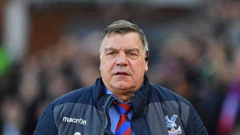 Crystal Palace's English manager Sam Allardyce arrives for the English FA Cup fourth round football match between Crystal Palace and Manchester City at Sel