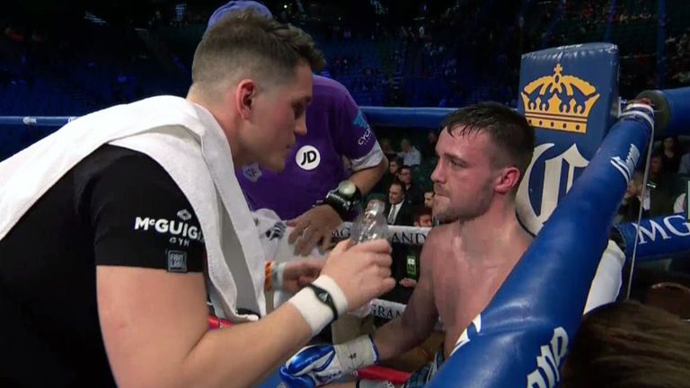 Shane McGuigan with Josh Taylor