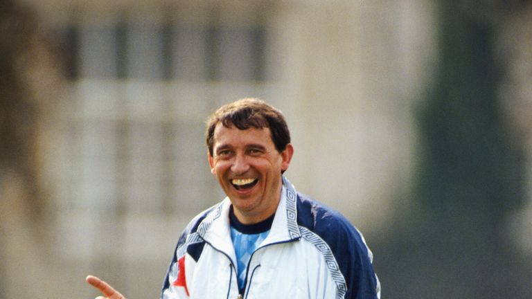 Graham Taylor smiles during his time as England manager