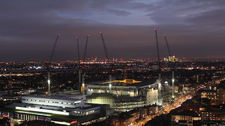 Tottenham's new stadium is due to open in 2018