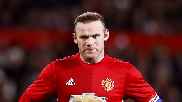 Manchester United's Wayne Rooney during the EFL Cup Semi Final, First Leg match at Old Trafford