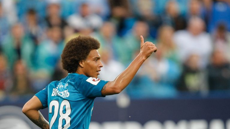 Witsel joined Zenit St. Petersburg in 2012