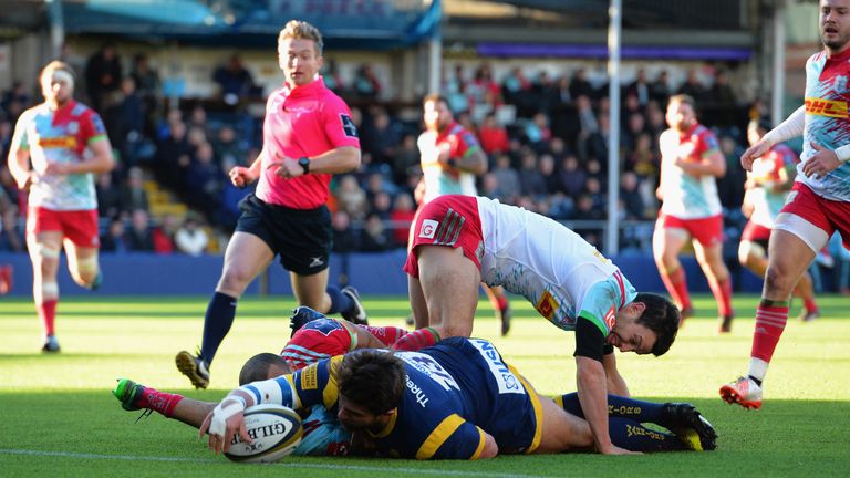 Wynand Olivier scored the first try of the match