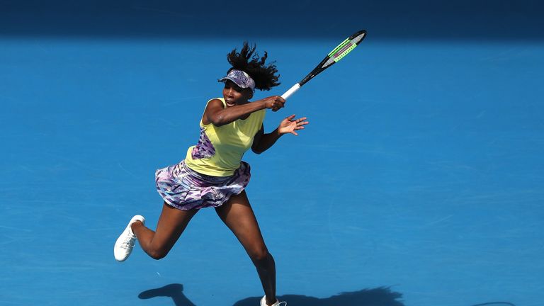 At 36, Williams is the oldest player in the women's singles draw at Melbourne Park