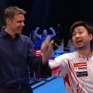 Naoyuki Oi gave his second bizarre interview at the World Pool Masters