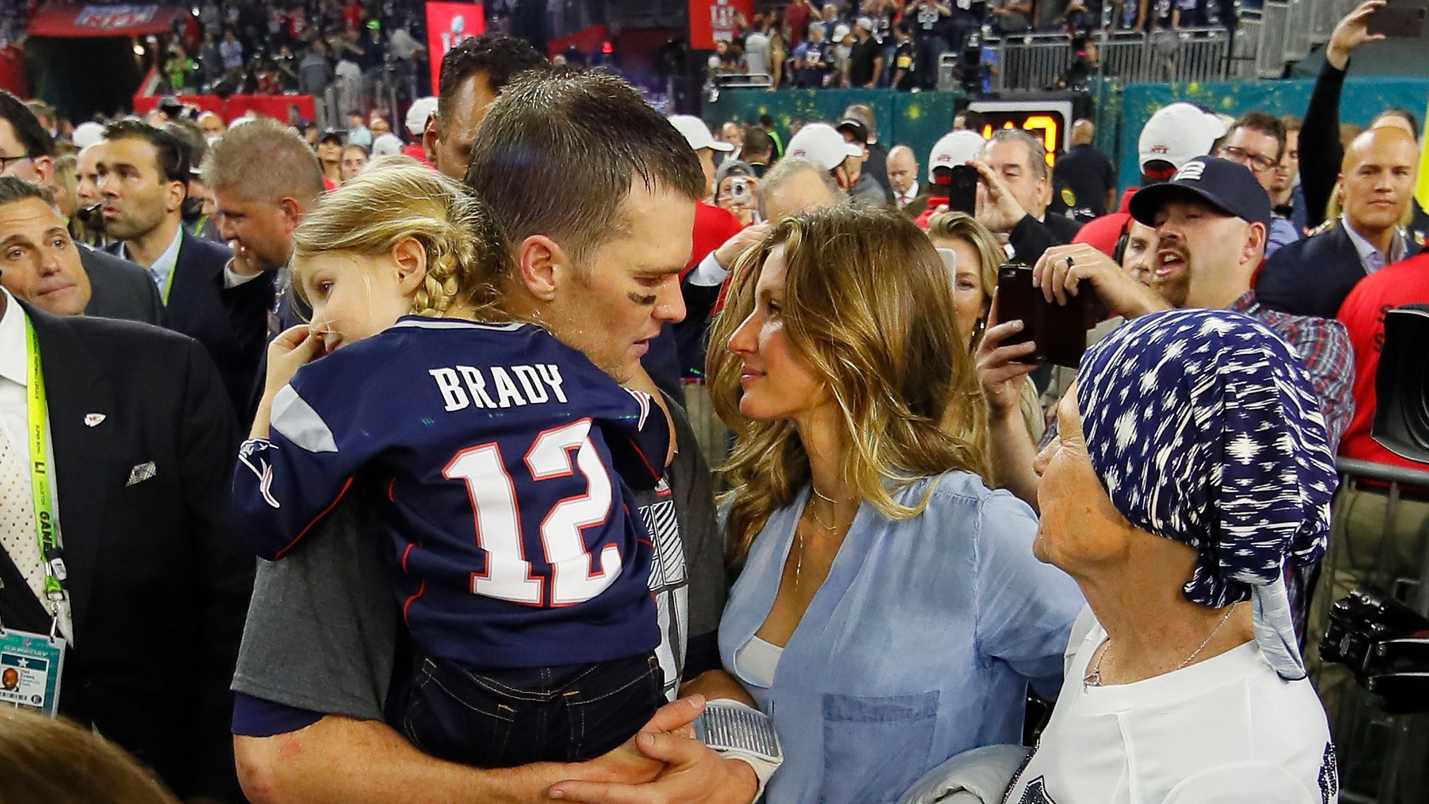Tom Brady Says Wife Gisele Bundchen Begged Him To Quit After Super Bowl Win Nfl News Sky Sports