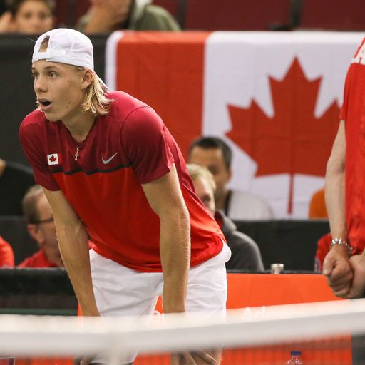 WATCH: Tennis umpire hit by ball