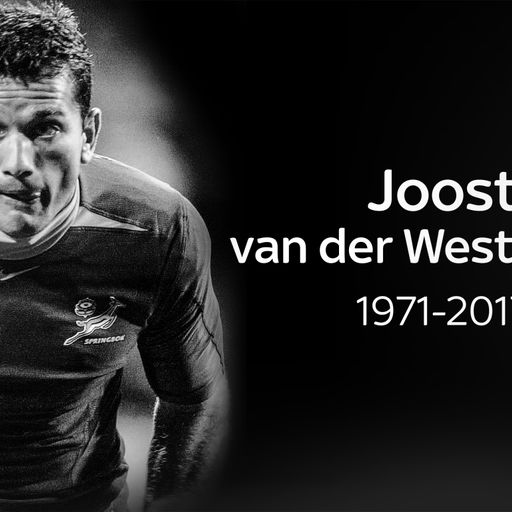 Joost van der Westhuizen 1971-2017