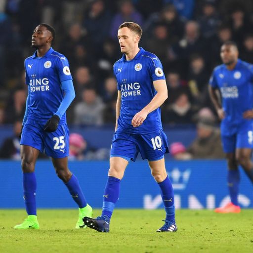 Leicester's decline in stats