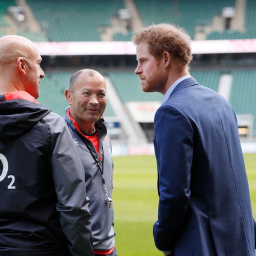 WATCH: Prince Harry joins England