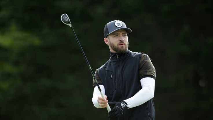 Justin Timberlake at the AT&T Pebble Beach Pro-Am