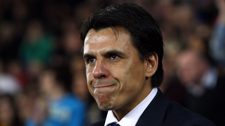 CARDIFF - FEBRUARY 29 2012:  Chris Coleman before the Gary Speed Memorial International Match between Wales and Costa Rica at the Cardiff City Stadium