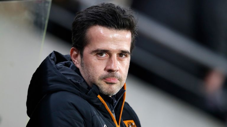 Hull City manager Marco Silva before the EFL Cup Semi Final, Second Leg match at the KCOM Stadium, Hull