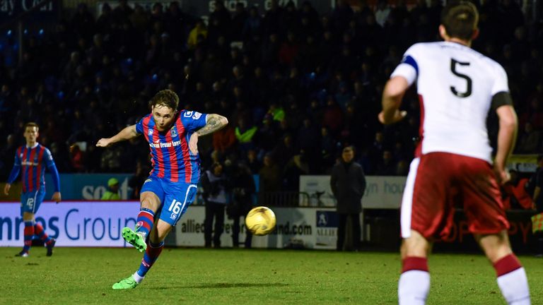 Greg Tansey puts Inverness on their way to a win which took them off the bottom of the Scottish Premiership