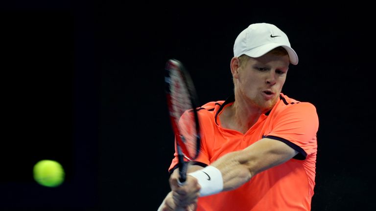 Kyle Edmund's run in Florida came to an end at the hands of top seed Milos Raonic