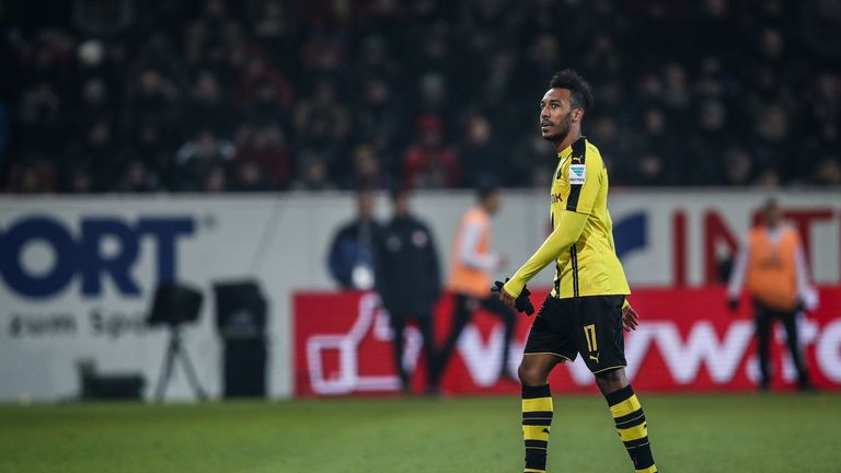 Pierre-Emerick Aubameyang is open to a transfer in the summer