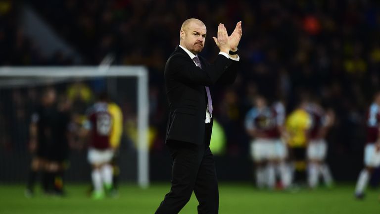 Sean Dyche was pleased with his team's performance despite losing 2-1 to Watford