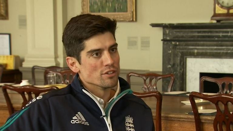 Alastair Cook spoke to Nasser Hussain at Lord's on Monday