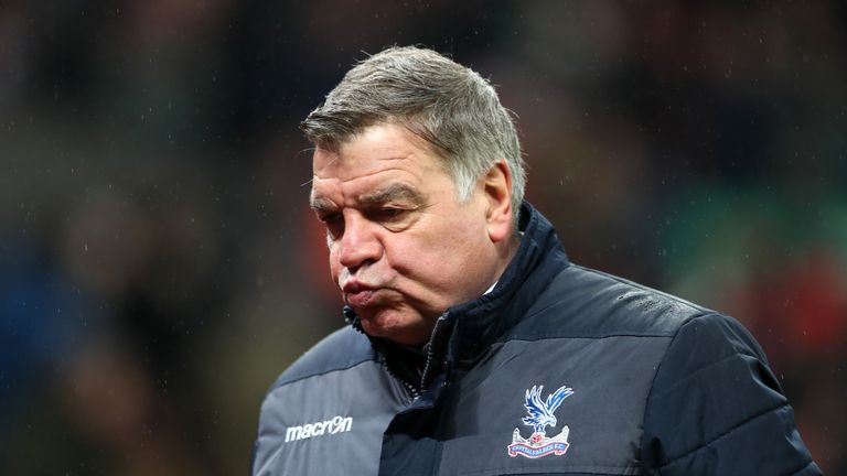 Sam Allardyce believes Crystal Palace were much improved in defence against Stoke