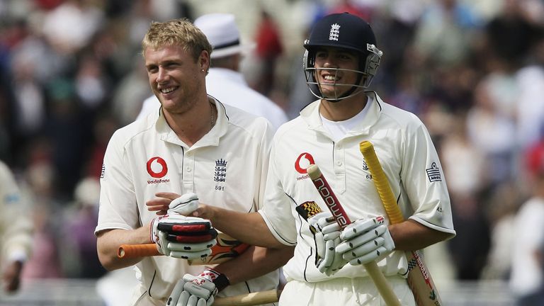 Andrew Flintoff gave Alastair Cook his first England call up, during his time as captain