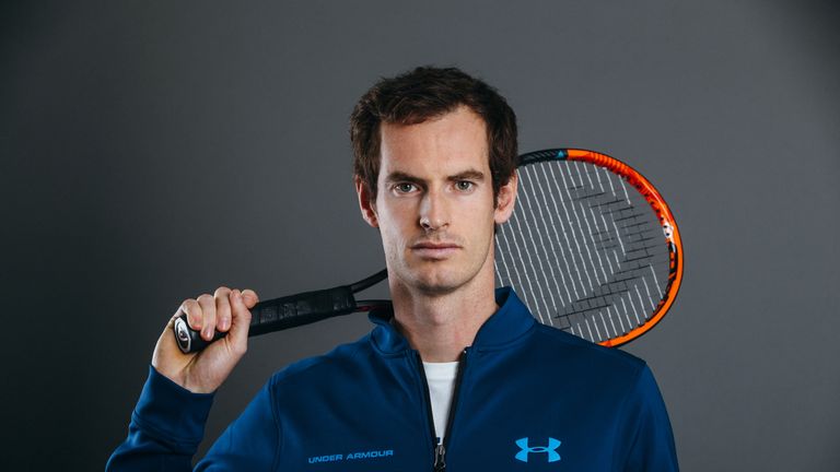 Sir Andy Murray of Great Britain poses for a portrait during the Andy Murray Live Launch Event