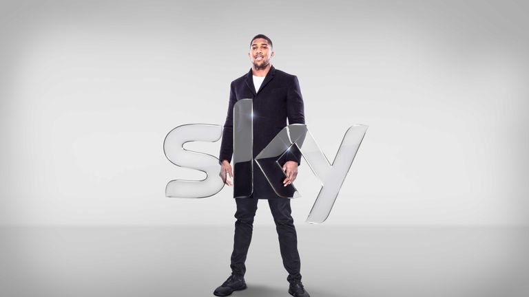 Sky ambassador Anthony Joshua