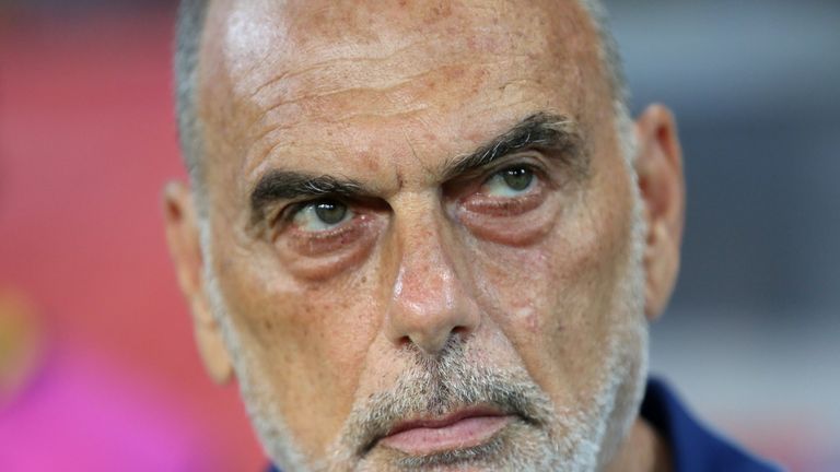 Ghana's Israeli coach Avram Grant attends the 2017 Africa Cup of Nations third place football match between Burkina Faso and Ghana in Port-Gentil on Februa