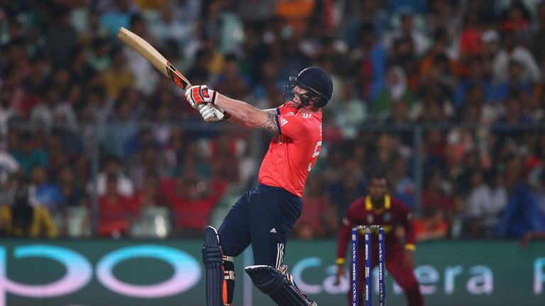 KOLKATA, WEST BENGAL - APRIL 03:  Ben Stokes of England bats during the ICC World Twenty20 India 2016 Final match between England and West Indies at Eden G