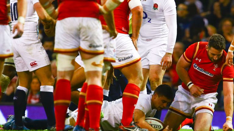 Ben Youngs scored an early try for England