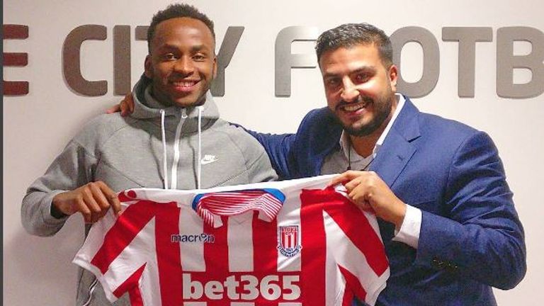 Saido Berahino enjoyed his move with agent Saif Rubie (Instagram @saifpr)