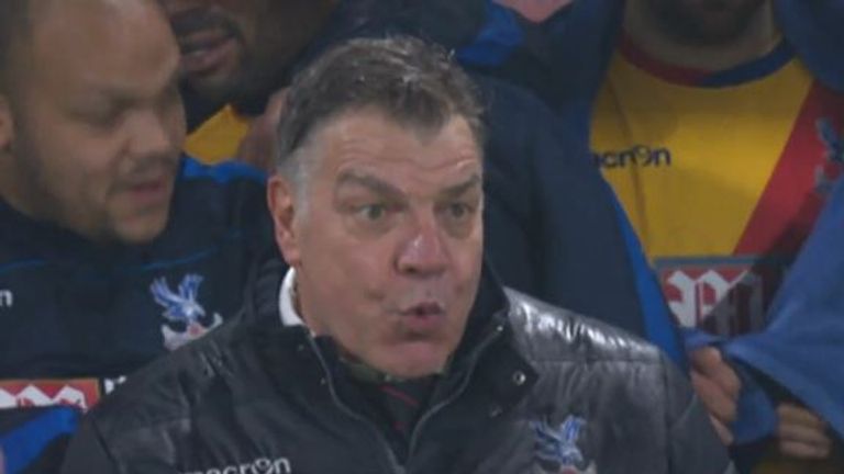 Sam Allardyce Crystal Palace dancing