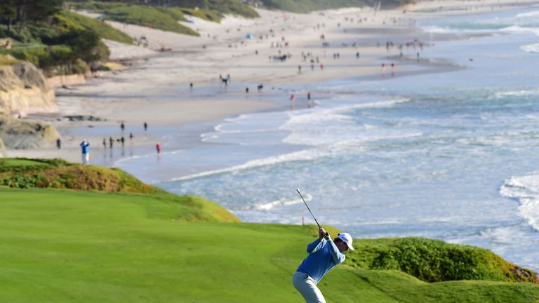 Brandt Snedeker during Round Three of the AT&T Pebble Beach Pro-Am at Pebble Beach 