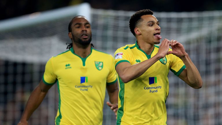 Cameron Jerome and Jacob Murphy celebrate