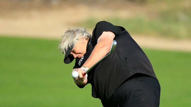 Davies carded six birdies and an eagle in her flawless opener