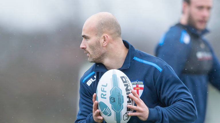 27/02/2017 England Rugby League Elite Performance Squad Training - Hopwood Hall Campus - Middleton - England - Danny Houghton