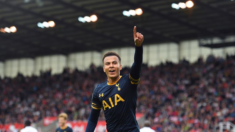 Dele Alli will be 'fresh' to face Stoke after only playing 40 minutes of Tottenham's Europa League tie midweek
