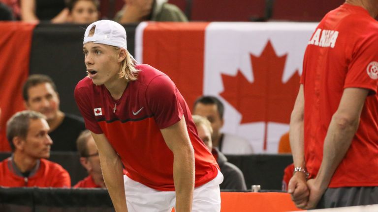 Canada's Denis Shapovalov can't believe what he's done