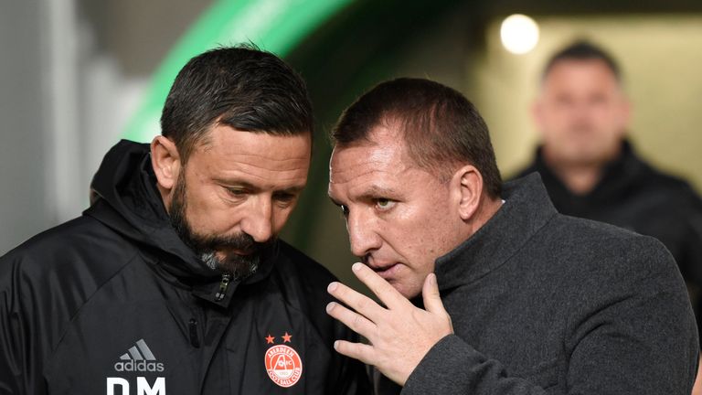 Derek McInnes and Brendan Rodgers