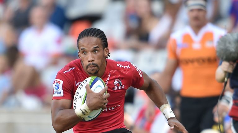  Howard Mnisi  during the Super Rugby match between the Cheetahs and Lions