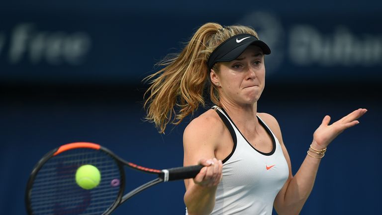 Elina Svitolina will take on Kerber in the semis