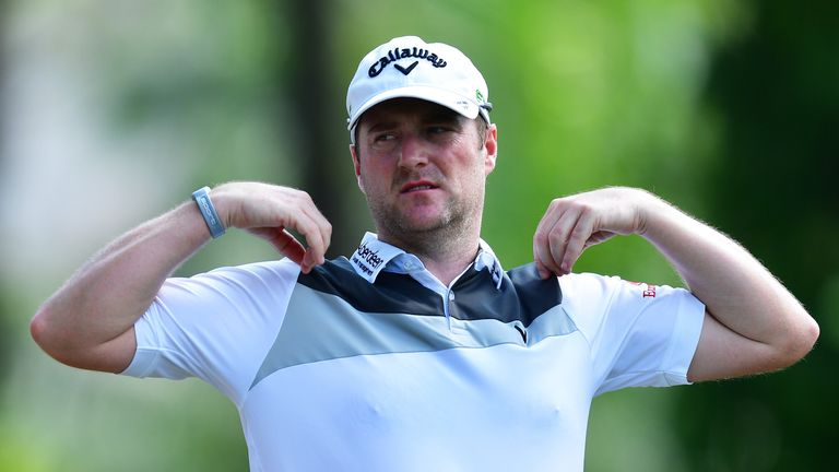 Marc Warren during Day One of the Maybank Championship Malaysia at Saujana Golf Club