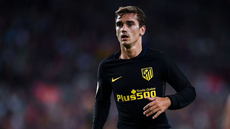 Antoine Griezmann of Club Atletico de Madrid looks on during the La Liga match v FC Barcelona in September 2016