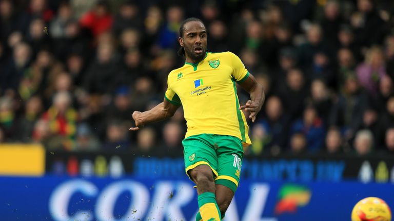 Cameron Jerome in action for Norwich City 