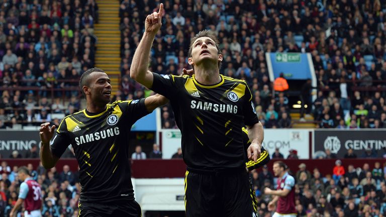 Frank Lampard eclipsed Bobby Tambling's Chelsea goalscoring record