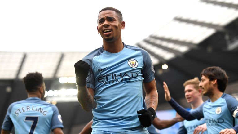 Gabriel Jesus gives Manchester City the lead