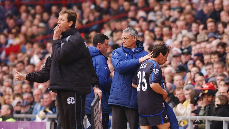 Gianfranco Zola played for Claudio Ranieri at both Napoli and Chelsea